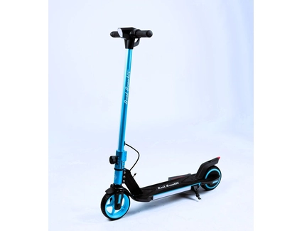 Електросамокат підлітковий Best Scooter JN-42177 двигун 150W, акумулятор літієвий 21.6V 2.5Ah, блакитний, колеса 6,5"