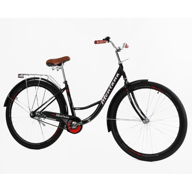 Міський велосипед 28 ST Corso «MONTANA» MT-28011 сталь 20", чорний фото westvelo.com