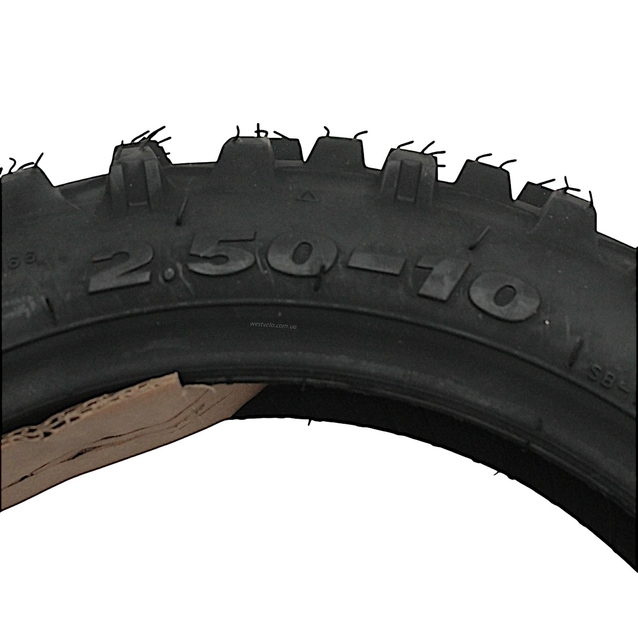 Покришка "10" 2.50-10 Б/К DELI TIRE Індонезія (SB-114F) шип-кросс TT фото westvelo.com