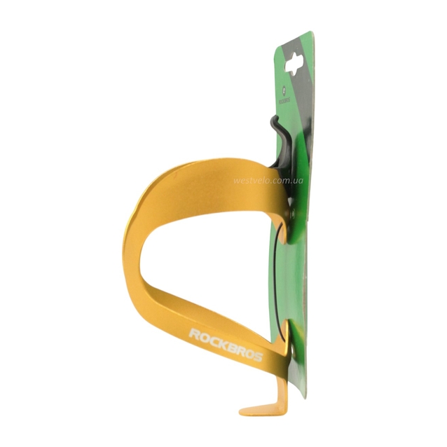 Фляготримач алюміній ROCKBROS золотий, тип 2 фото westvelo.com