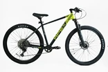Велосипед 29 AL Corso «APEX» PX-29007 алюміній 19", (к-т SHIMANO Deore) чорно-жовтий фото westvelo.com