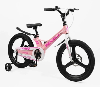 Дитячий велосипед 20 MG Corso «REVOLT» RV-20409 магнієва рама, світло рожевий