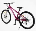 Велосипед 26 ST Corso «GENESIS» T-26996 сталь 13", (к-т Saiguan) рожевий фото westvelo.com
