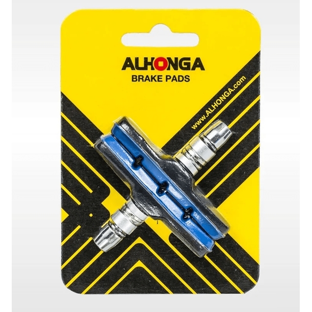 Колодки гальмівні V-brake ALHONGA сині фото westvelo.com