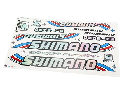 Наклейки "SHIMANO" 13шт (34х20см), набір на планшеті