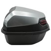 Кофр (багажник) для мотоцикла задній ROBIK 48 (390х390х290) 48L "JSBM" глянцевий, сірий фото westvelo.com