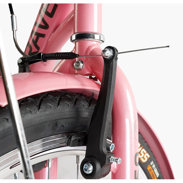 Міський велосипед 26 ST Corso «TRAVEL» TL-26611 сталь 16,5", рожевий (+к(чорний)/к/б) фото westvelo.com