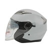 Мото шолом, відкритий (M 57-58) BLD-708 білий глянець з відкидними окулярами фото westvelo.com