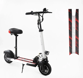 Електросамокат Best Scooter BS-10650 двигун 800W, акумулятор літієвий 48V13Ah з сидінням, білий