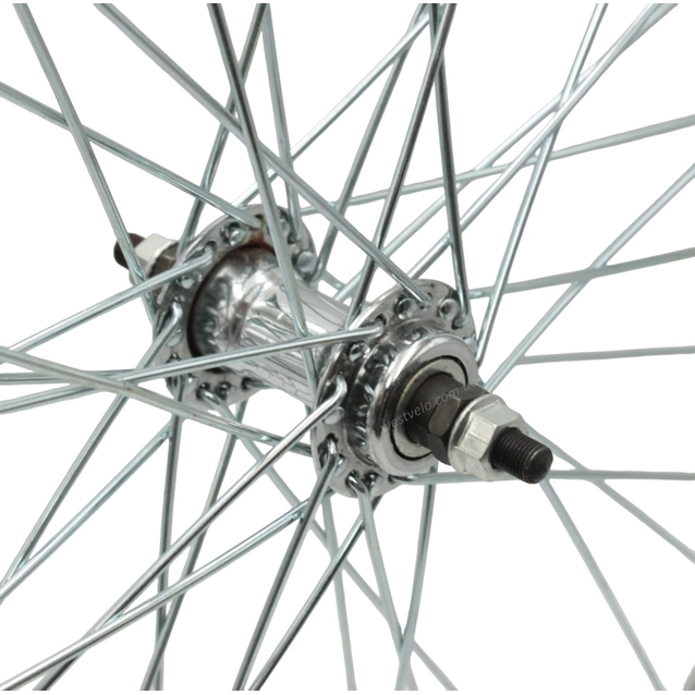 Колесо 28. перед, обід нікель, спиця 3мм фото westvelo.com