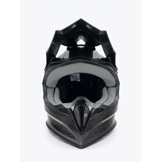 Шолом, закритий крос/ендуро (XXL) АТV Forsage Rider 033-1 чорний глянець з дашком + окуляри фото westvelo.com