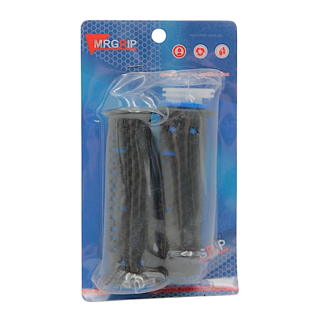 Мото гріпси DOMINO універсальні (тип2) чорно-сині фото westvelo.com