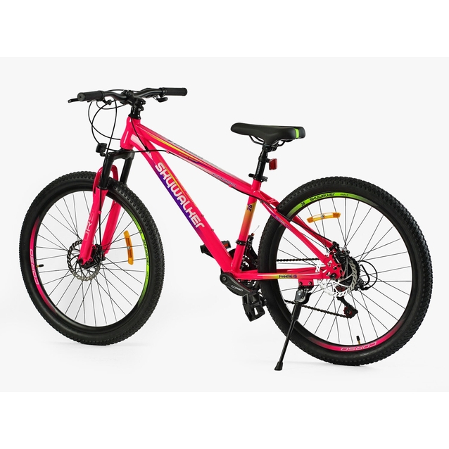 Велосипед 26 ST Corso «SKYWALKER» SW-26615 сталь 15", (к-т SunRun) рожевий фото westvelo.com