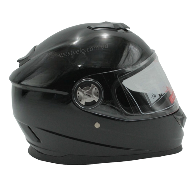 Мото шолом, закритий (M 57-58) BLD-М65 інтеграл, чорний глянець фото westvelo.com