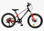 Велосипед 20 MG Corso «NEXT» NX-20319 магній 11.5", (к-т SHIMANO) чорно-червоний фото westvelo.com