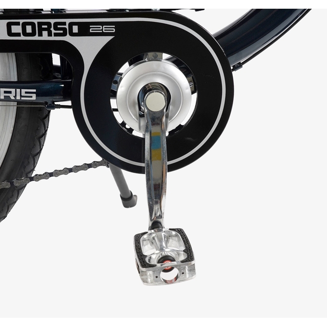 Міський велосипед 26 ST Corso «POLARIS» PS-12833 сталь 16,5", (к-т SHIMANO) синій (+к/к/б) фото westvelo.com