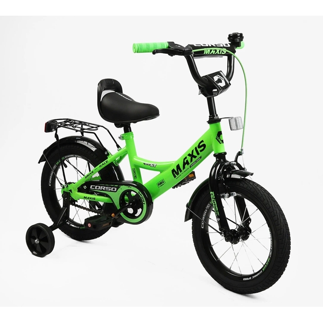 Дитячий велосипед 14 ST Corso «MAXIS» MX-19800 салатови фото westvelo.com