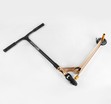 Самокат трюковий Best Scooter «SPIDER» 55084 чорно-золотий, HIC-система, пеги, AL диск та дека, колеса PU Ø110mm, ширина керма - 60 см фото westvelo.com