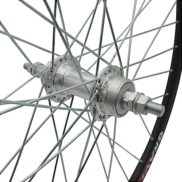 Колесо 27,5 зад, обід 2-ний чорний, втулка AL на віночках, диск різьба фото westvelo.com