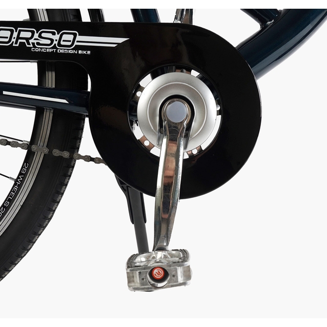 Міський велосипед 28 ST Corso «FORTUNA» FR-28083 сталь 20", темно зелений (+к/к/б) фото westvelo.com