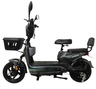 Електроскутер Corso «T-ROK32» TR-021620, двигун 500W, акумулятор 48V/20Ah свинцево-кислотний, графітовий, колеса 14"