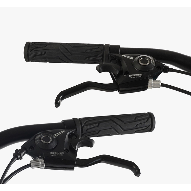 Велосипед 26 ST Corso «KLEO» KL-26206 сталь 15", (к-т Saiguan) чорно-бірюзовий фото westvelo.com