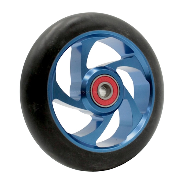 Колесо трюкового самоката AL. Ø110мм, синій фото westvelo.com