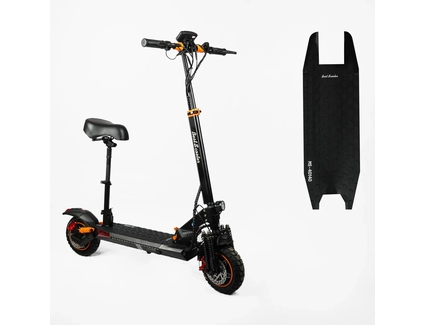 Електросамокат Best Scooter MS-40140 двигун 2х1200W, акумулятор літієвий 48V 17.5Ah з сидінням, складний, колеса 10, чорно-помаранчевий