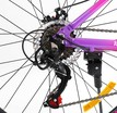 Велосипед 26 AL Corso «INTEGRA» NG-26006 алюміній 15", (к-т SHIMANO) рожево-фіолетовий фото westvelo.com