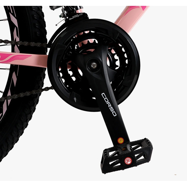 Велосипед 26 AL Corso «MERCURY» MR-26708 алюміній 13", (к-т SHIMANO) світло-рожевий фото westvelo.com