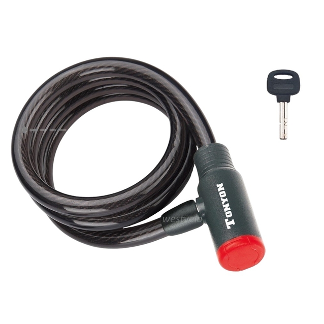 Замок на ключ TONYON 503 Ø10mm L-1000mm фото westvelo.com