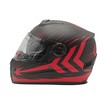 Мото шолом, закритий (S) GHB M61-Speedo інтеграл, чорно-червоний фото westvelo.com