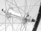 Колесо 26 перед, обід 2-ний чорний, втулка AL на віночках фото westvelo.com