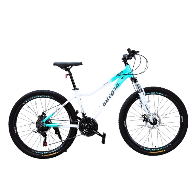 Велосипед 26 AL Corso «INTEGRA» NG-26220 алюміній 15", (к-т SHIMANO) біло-блакитний фото westvelo.com