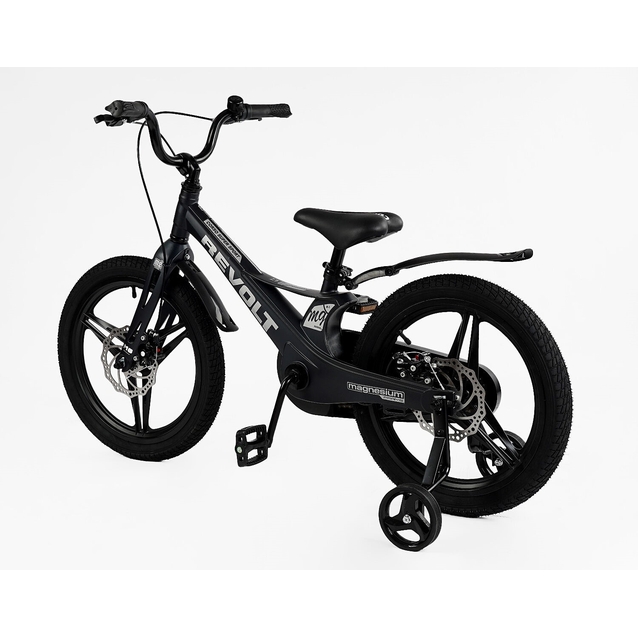 Дитячий велосипед 18 MG Corso «REVOLT» MG-18298, магнієва рама, чорний фото westvelo.com