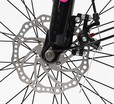 Міський велосипед 26 ST Corso «VIOLA» VL-26633 сталь 17", (к-т SHIMANO) чорно-рожевий фото westvelo.com
