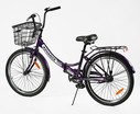 Міський велосипед 24 ST Corso «ADVANCE» AD-24198 (складна рама) сталь 14", фіолетовий (+к/к/б) фото westvelo.com