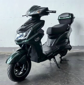 Електроскутер Corso «ATMOS» TS-650326, двигун 2000W, акумулятор 72V/35Ah графеновий, зелений + 1 ящик. акум, колеса 10"