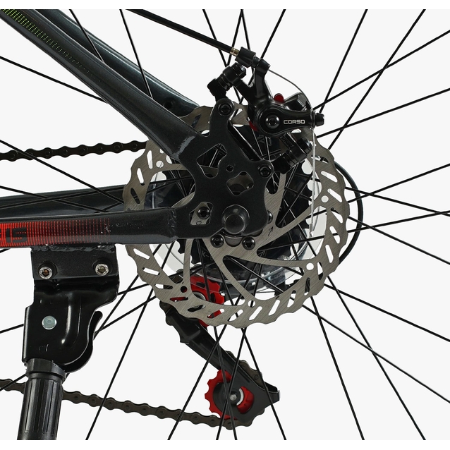 Велосипед 26 ST Corso «SKYWALKER» SW-26333 сталь 15", (к-т SunRun) сіро-помаранчевий фото westvelo.com