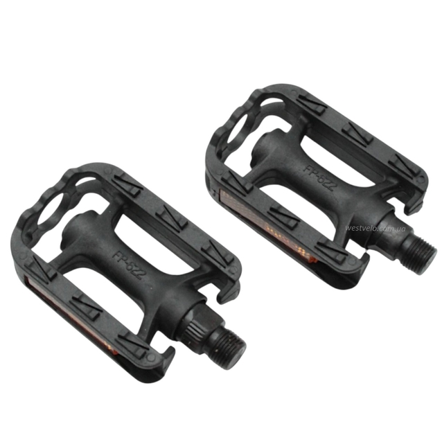 Педалі дитячі пластик FP-622, чорні фото westvelo.com