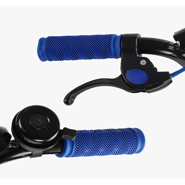 Дитячий велосипед 12 ST Corso «MAXIS» CL-12346 синій, ручне гальмо, дзвіночок, сидіння з ручкою, додаткові колеса фото westvelo.com