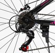 Велосипед 27.5 ST Corso «AMBER» MB-62589 сталь 15", (к-т SHIMANO) чорно-рожевий фото westvelo.com