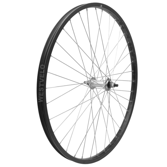 Колесо 24 перед, обід AL 1-ний чорний, втулка AL на віночках фото westvelo.com