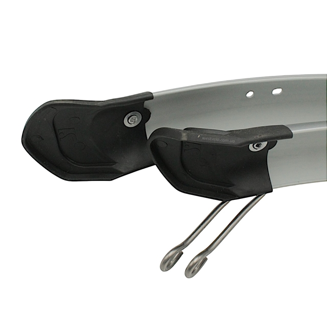 Крила 28 металопластик гнучкі сірі фото westvelo.com