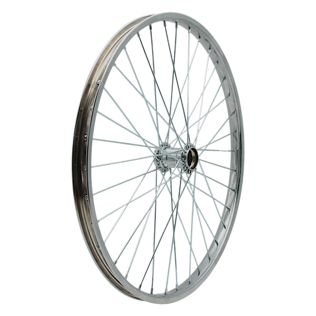 Колесо 24 (540) зад, обід нікель, спиця 3мм, стакан фото westvelo.com