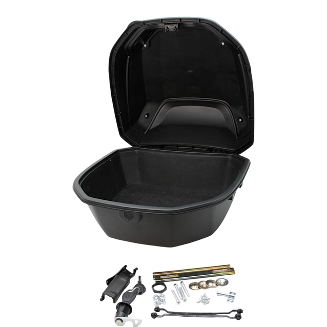 Кофр (багажник) для мотоцикла задній ROBIK 48 (390х390х290) 48L "JSBM" глянцевий, оливковий фото westvelo.com