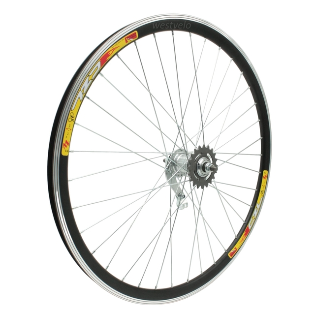 Колесо 26 зад, обід 2-ний чорний, втулка Чехія + к-т (Gravity) фото westvelo.com