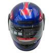 Мото шолом, закритий (L) AWN Helmet "109" синій глянцевий фото westvelo.com