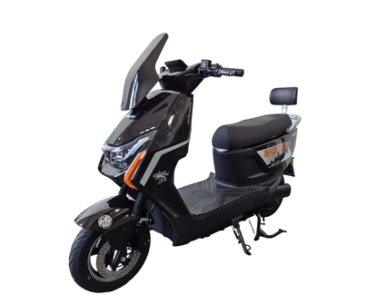 Електроскутер Corso «DEXTER» BT-080941, двигун 2000W, акумулятор 72V 35Ah графеновий, чорний, колеса 10" + 1 ящик. акум