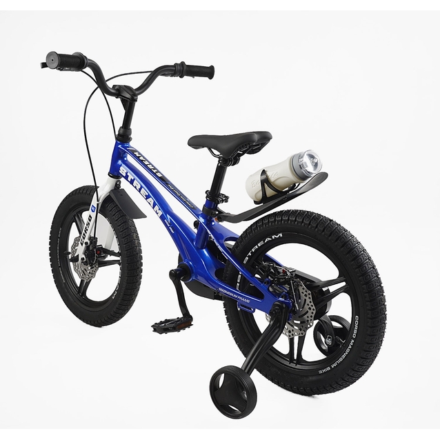 Дитячий велосипед 16 MG Corso «STREAM» SM-62190, магнієва рама, синій фото westvelo.com